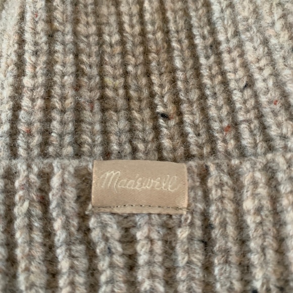 Madewell Beige 100% Merino Wool Beanie - Picture 4 of 4